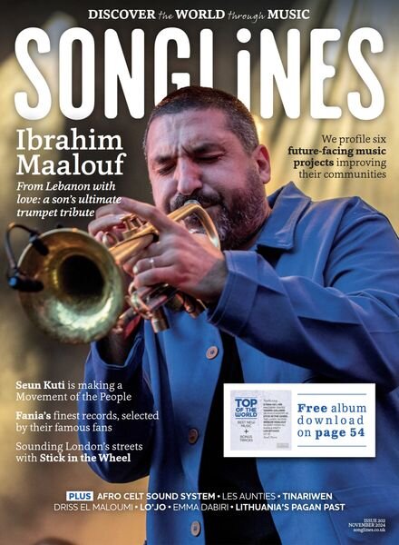 Songlines – November 2024 Cover