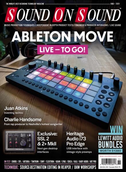 Sound On Sound USA – November 2024 Cover