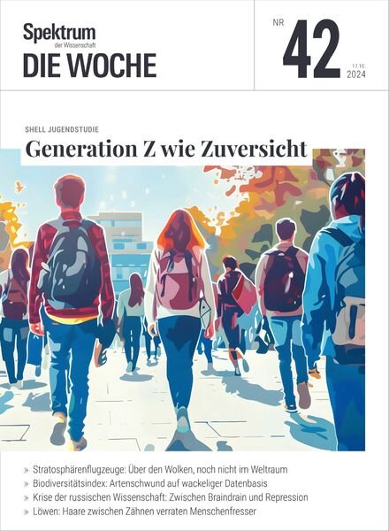 Spektrum Die Woche – 17 Oktober 2024 Cover