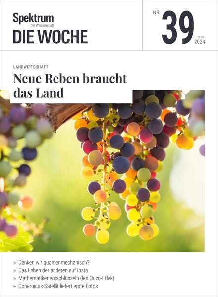 Spektrum Die Woche – 26 September 2024 Cover