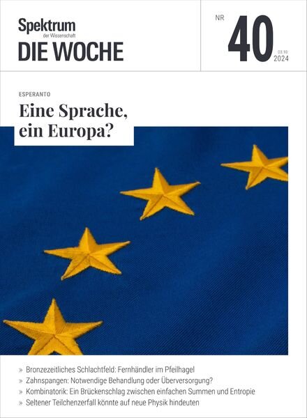 Spektrum Die Woche – 3 Oktober 2024 Cover