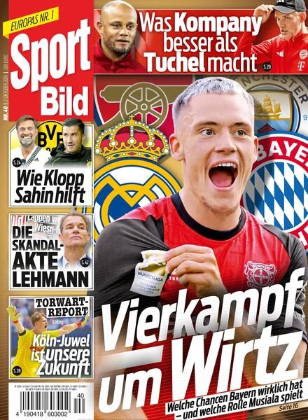 Sport Bild – 2 Oktober 2024 Cover