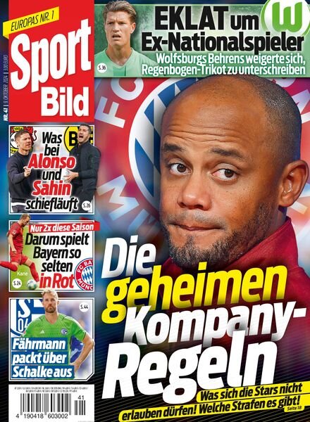 Sport Bild – 9 Oktober 2024 Cover