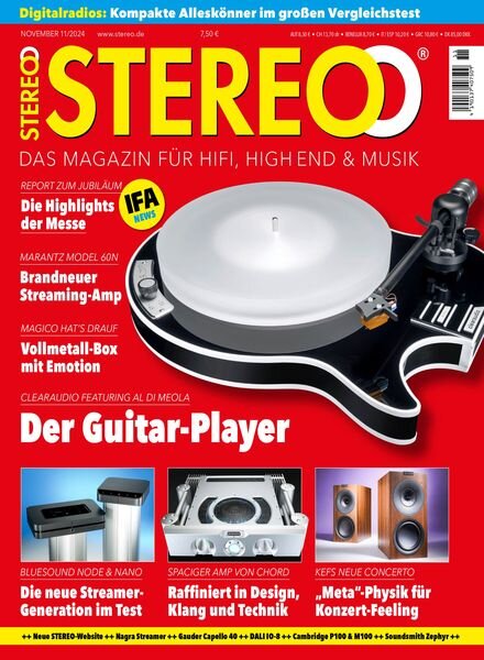 Stereo – November 2024 Cover