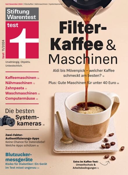 Stiftung Warentest Test – November 2024 Cover