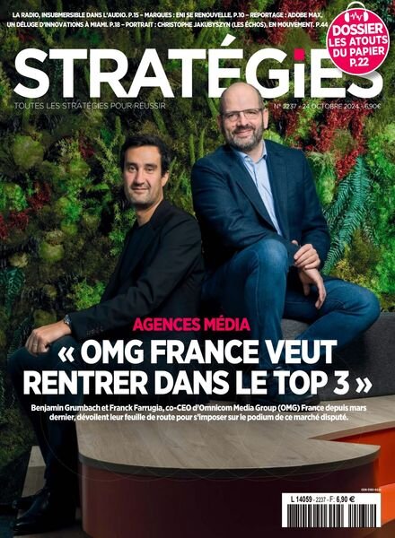 Strategies – 24 Octobre 2024 Cover