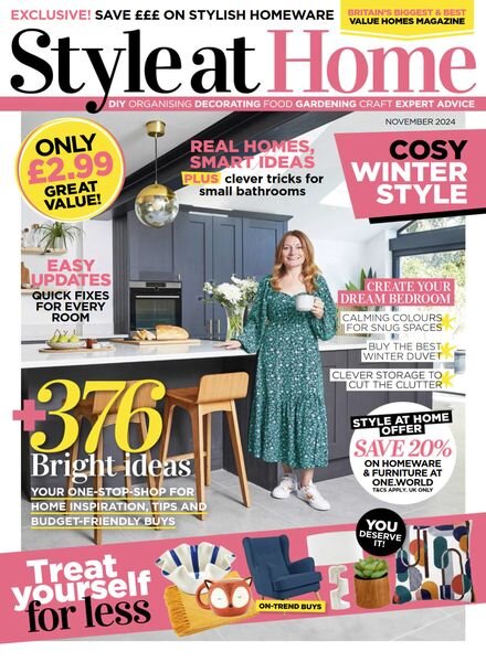 Style at Home UK – November 2024 Cover