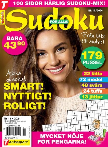 Sudoku fOr Alla – 2 Oktober 2024 Cover