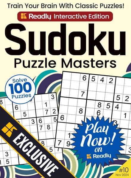 Sudoku Puzzle Masters – November 2024 Cover