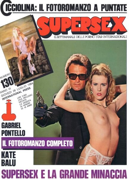Supersex – Numero 130 26 Luglio 1984 Cover