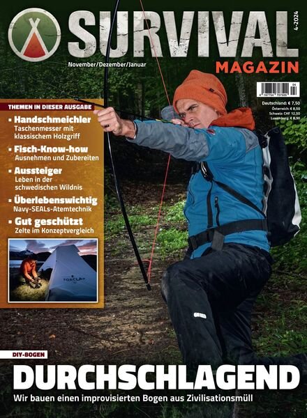 Survival Magazin – November-Dezember 2024 – Januar 2025 Cover