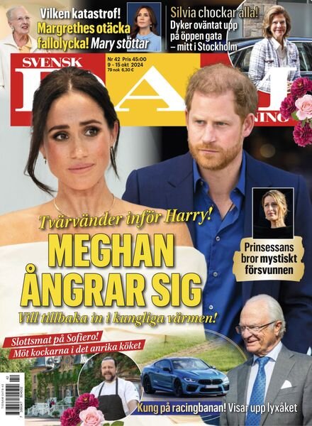 Svensk Damtidning – 7 Oktober 2024 Cover