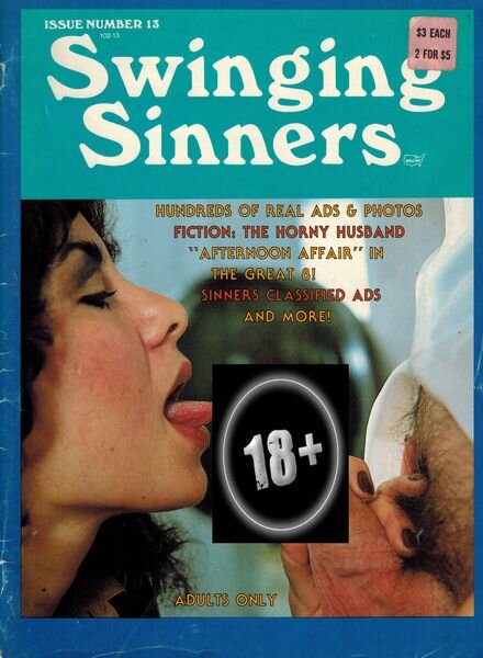 Swinging Sinners – Issue 13 1980 Cover