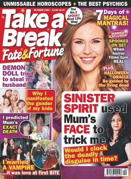 Take a Break Fate & Fortune – October 2024 Cover