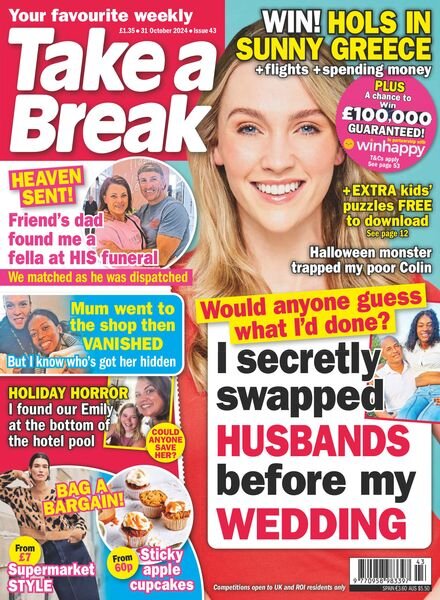Take a Break Weekly – 24 October 2024 Cover