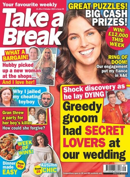 Take a Break Weekly – 26 September 2024 Cover