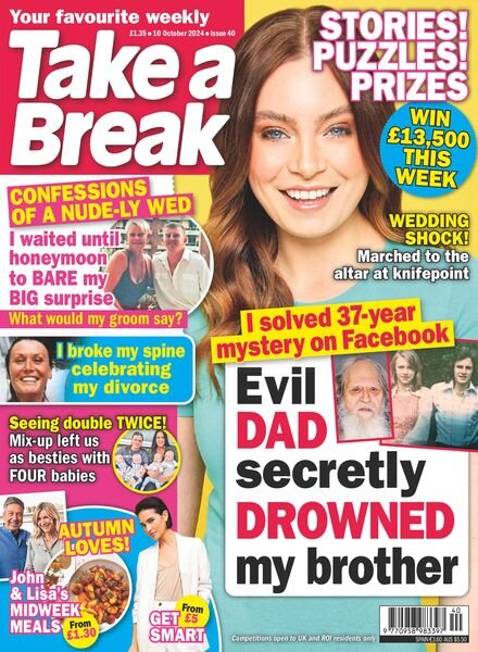 Take a Break Weekly – 3 October 2024 Cover