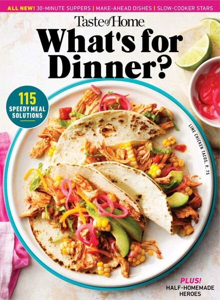 Taste of Home – What’s For Dinner 2024 Cover
