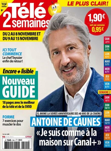 Tele 2 Semaines – 2 Novembre 2024 Cover