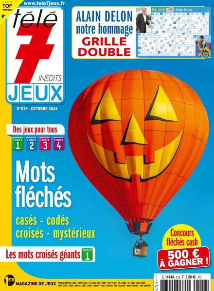 Tele 7 Jeux – Octobre 2024 Cover