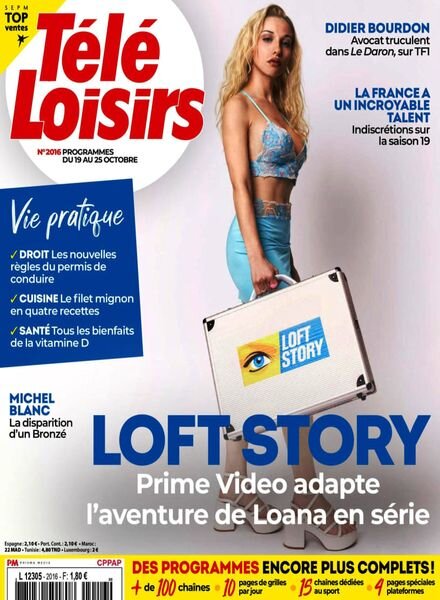 Tele Loisirs – 14 Octobre 2024 Cover