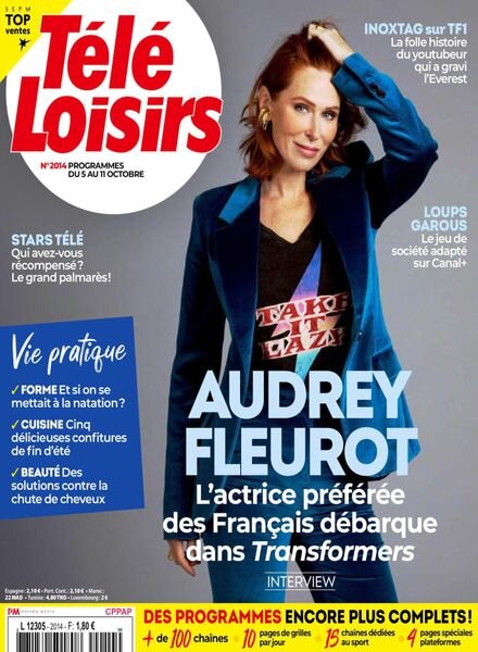 Tele Loisirs – 30 Septembre 2024 Cover