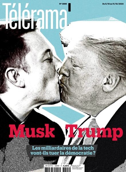 Telerama Magazine – 2 Octobre 2024 Cover
