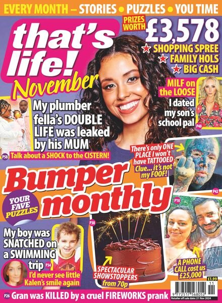 That’s Life Monthly – November 2024 Cover