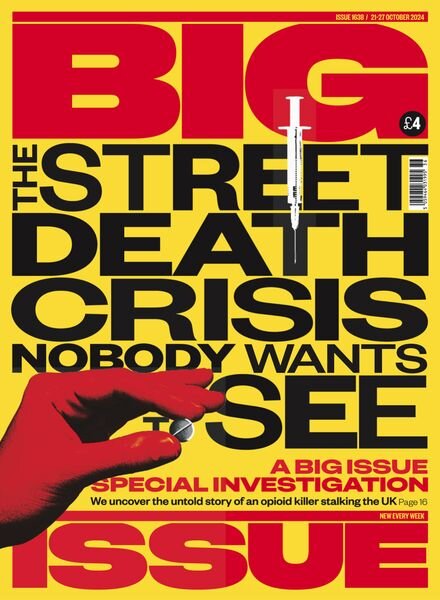 The Big Issue – 21 October 2024 Cover