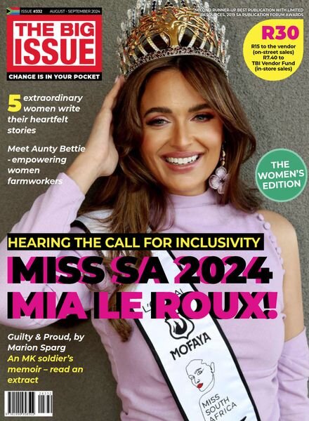 The Big Issue South Africa – August-September 2024 Cover