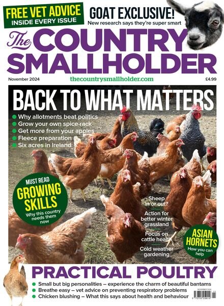 The Country Smallholder – November 2024 Cover