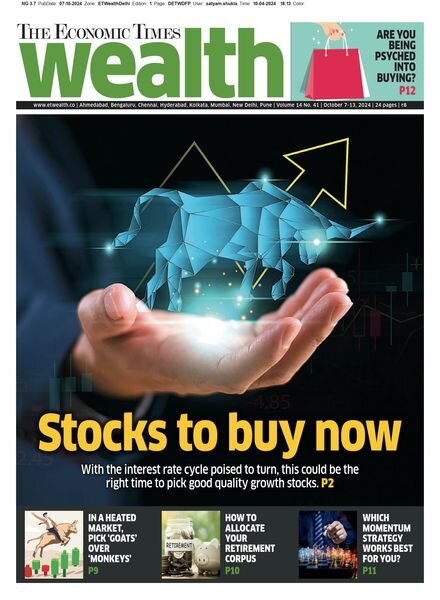 The Economic Times Wealth – October 7 2024 Cover