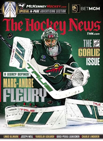 The Hockey News – The Goalie Issue 2024 Cover