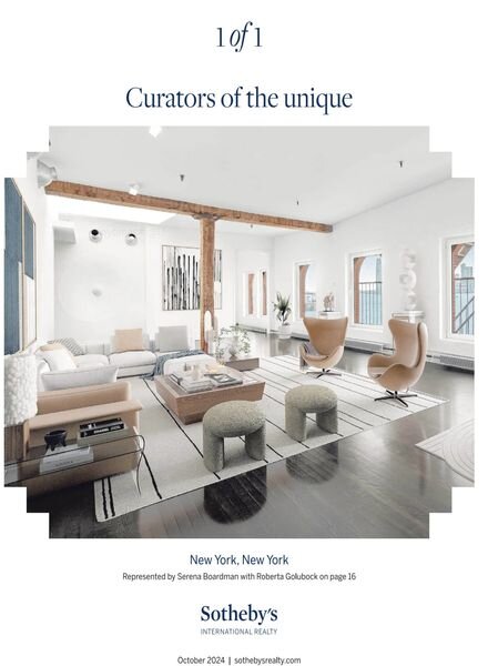 The New York Times Sotheby`s Magazine – October 2024 Cover