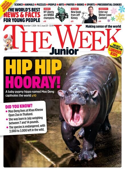 The Week Junior USA – November 1 2024 Cover