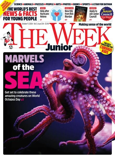 The Week Junior USA – October 11 2024 Cover