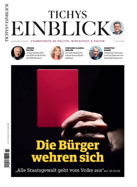 Tichys Einblick – November 2024 Cover