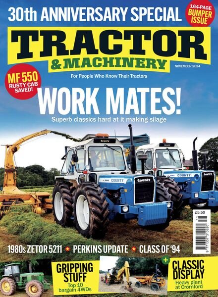 Tractor & Machinery – November 2024 Cover