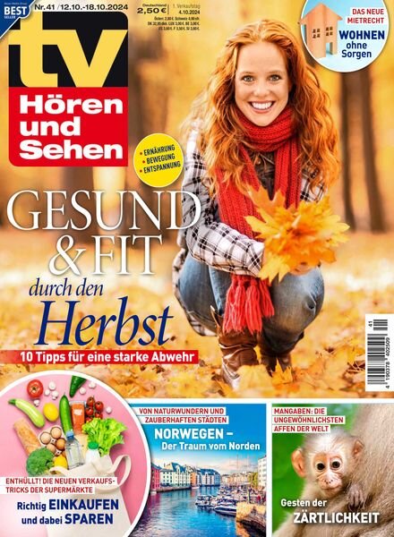 TV Horen und Sehen – 4 Oktober 2024 Cover