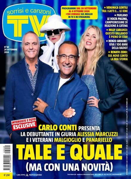 TV Sorrisi e Canzoni – 24 Settembre 2024 Cover