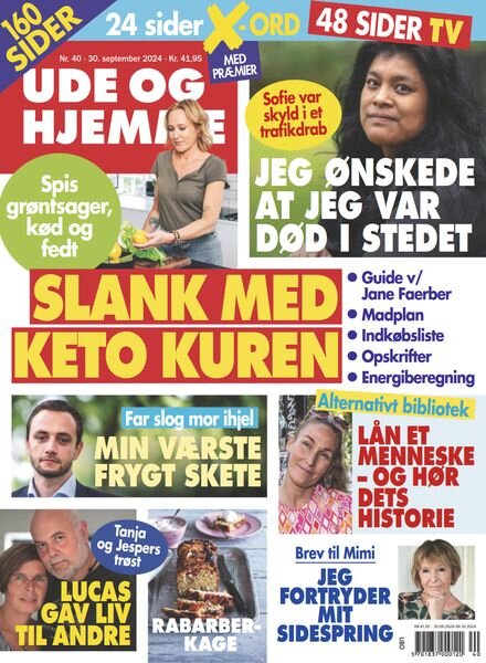 Ude og Hjemme – 30 September 2024 Cover