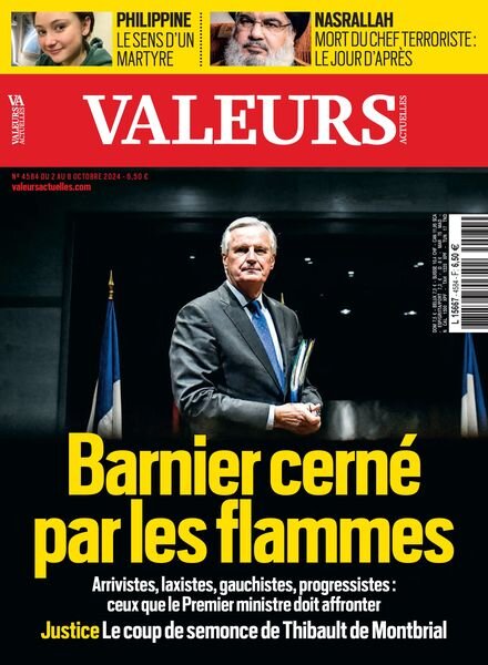 Valeurs Actuelles – 2 Octobre 2024 Cover