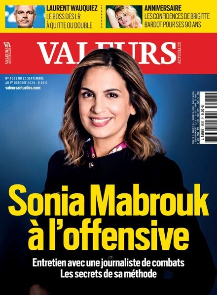 Valeurs Actuelles – 25 Septembre 2024 Cover