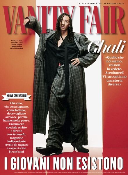 Vanity Fair Italia – 16 Ottobre 2024 Cover