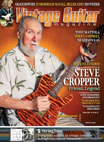Vintage Guitar – October 2024 Cover
