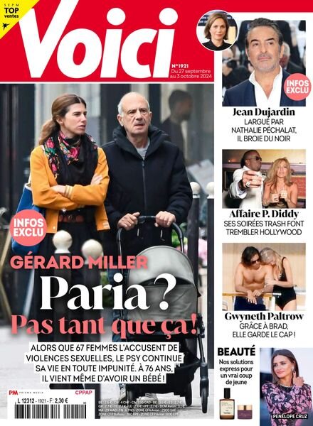 Voici – 27 Septembre 2024 Cover