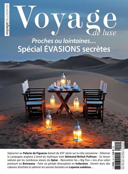 Voyage de Luxe – 27 Septembre 2024 Cover