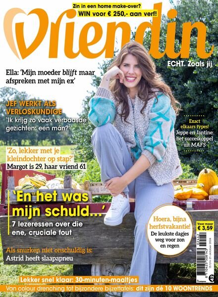 Vriendin – 15 Oktober 2024 Cover