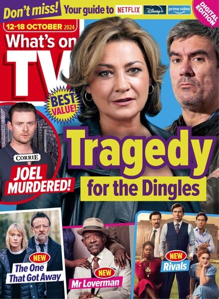 What’s on TV – 12 October 2024 Cover