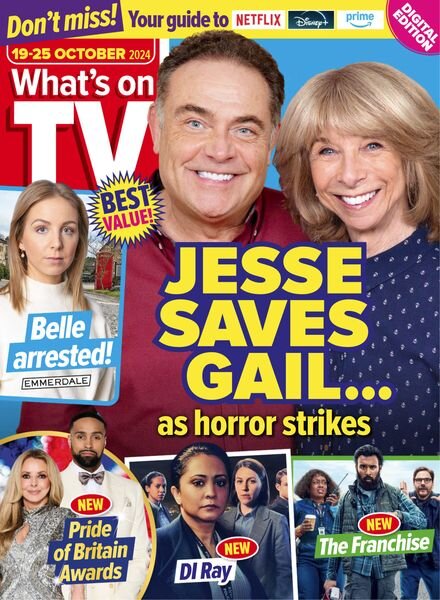 What’s on TV – 19 October 2024 Cover